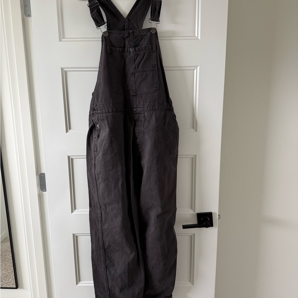 Billabong Dark Charcoal Cotton Overalls - Picture 2 of 4